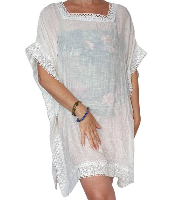 BC17-3c Blusa calada cuadrada - Imagen 1