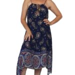 Vestido pico cordón trenzado