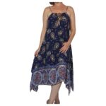 Vestido pico cordón trenzado - Imagen 3