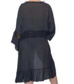 Cárdigan crochet corto manga 3/4 - Imagen 2