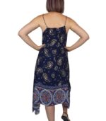 Vestido pico cordón trenzado - Imagen 2