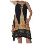 Vestido pico cordón trenzado - VE918-E5-1