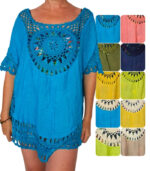 Blusa crochet ovalada larga - Imagen 3