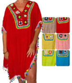 Blusa crochet  etnica con flecos - Imagen 3