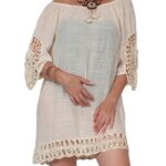 Blusa viscosa crochet en mangas