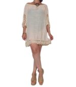 Blusa viscosa crochet en mangas - Imagen 2