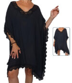 Blusón con encaje y cordón - Imagen 2