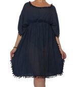 Blusón ribete con pompones - Imagen 2