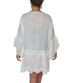 Blusón con faldón y mangas acampanadas - Imagen 2