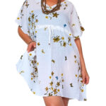 Blusa algodón cordón