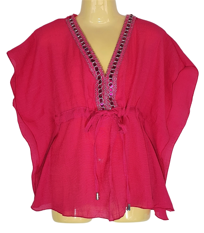 BMLN01-C1 Blusa mariposa lentejuelas niña - Imagen 1