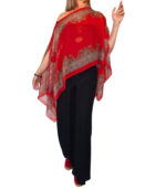 Blusa poncho de gasa - Imagen 2