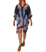 Blusa poncho de gasa - Imagen 4