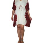 Blusa mangas mariposa con cordón en la cintura