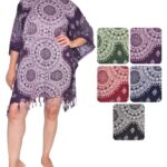 Blusa rayón de flecos - BRF01-E11, ½ Paquetes