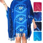 Blusa rayón de flecos - BRF01-E12, ½ Paquetes