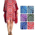 Blusa rayón de flecos - BRF01-E13, ½ Paquetes