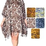 Blusa rayón de flecos - BRF01-E14, ½ Paquetes