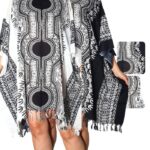 Blusa rayón de flecos - BRF01-E17, ½ Paquetes