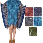 Blusa rayón de flecos - BRF01-E19, ½ Paquetes