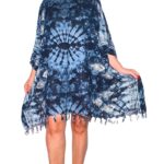 Blusa rayón de flecos