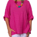 Blusa manga corta  lisa