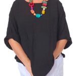 Blusa manga corta  lisa - ITB7264-C6