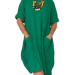 Vestido liso con bolsillo - ITV7278-C05