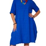 Vestido liso con bolsillo - ITV7278-C09