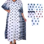 Caftán largo elastizado en cintura - KLR01-E4, ½ Paquetes