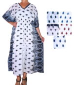 Caftán largo elastizado en cintura - Imagen 6