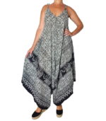 Mono pantalón largo con bolsillo y pata ancha - Imagen 4