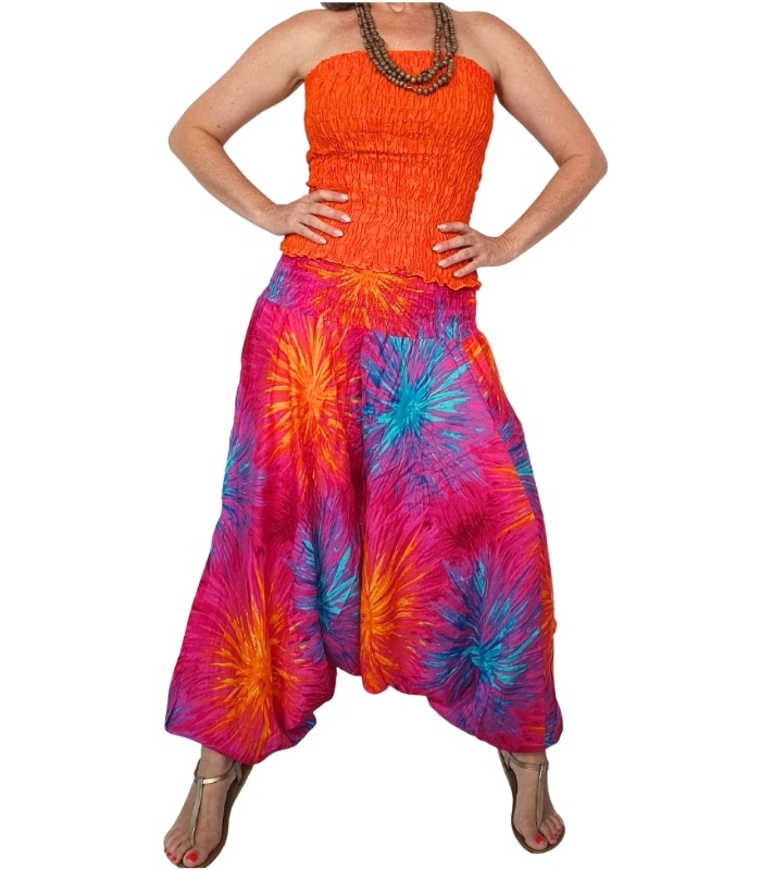 PANT05-Modelo Pantalón bombacho estilo Aladino - Imagen 1