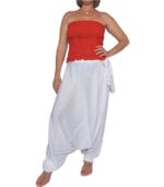 Pantalón bombacho de atar al lado - Imagen 2