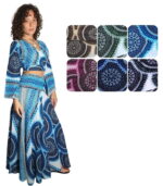 Pantalón tipo falda con cintura nido de abeja - Imagen 3