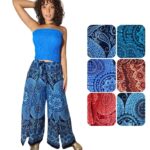 Pantalón largo de capas de atar en cintura - PANT11-E3, ½ Paquetes