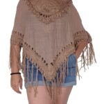 Ponchos con crochet