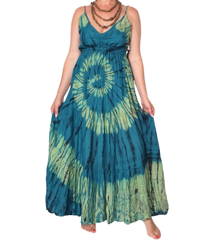 VAT220-1 Vestido de copas Tie Dye - Imagen 1