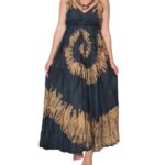 Vestido de copas Tie Dye - VAT220-E3