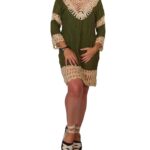 Vestido crochet bicolor - VC01B-C3