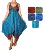 Vestido de copas y acabados en picos - Imagen 4