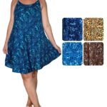 Vestido corto camisero - VEC01-E6, ½ Paquetes