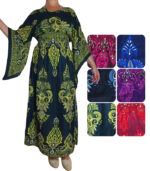 Vestido largo con manga murciélago - Imagen 3