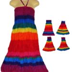 Vestidos plisados para niña - VNC01-E1, ½ Paquetes