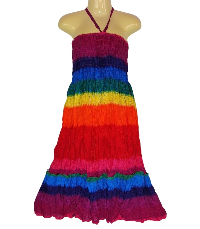 VNC01-Modelo Vestidos plisados para niña - Imagen 1