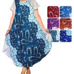 Vestido pico con mangas - VPV02-E04, ½ Paquetes