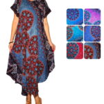 Vestido pico con mangas - VPV02-E06, ½ Paquetes