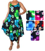 Vestido pico veteado con tirantes - Imagen 4