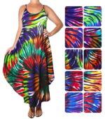Vestido pico veteado con tirantes - Imagen 5
