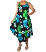 Vestido pico veteado con tirantes - Imagen 2